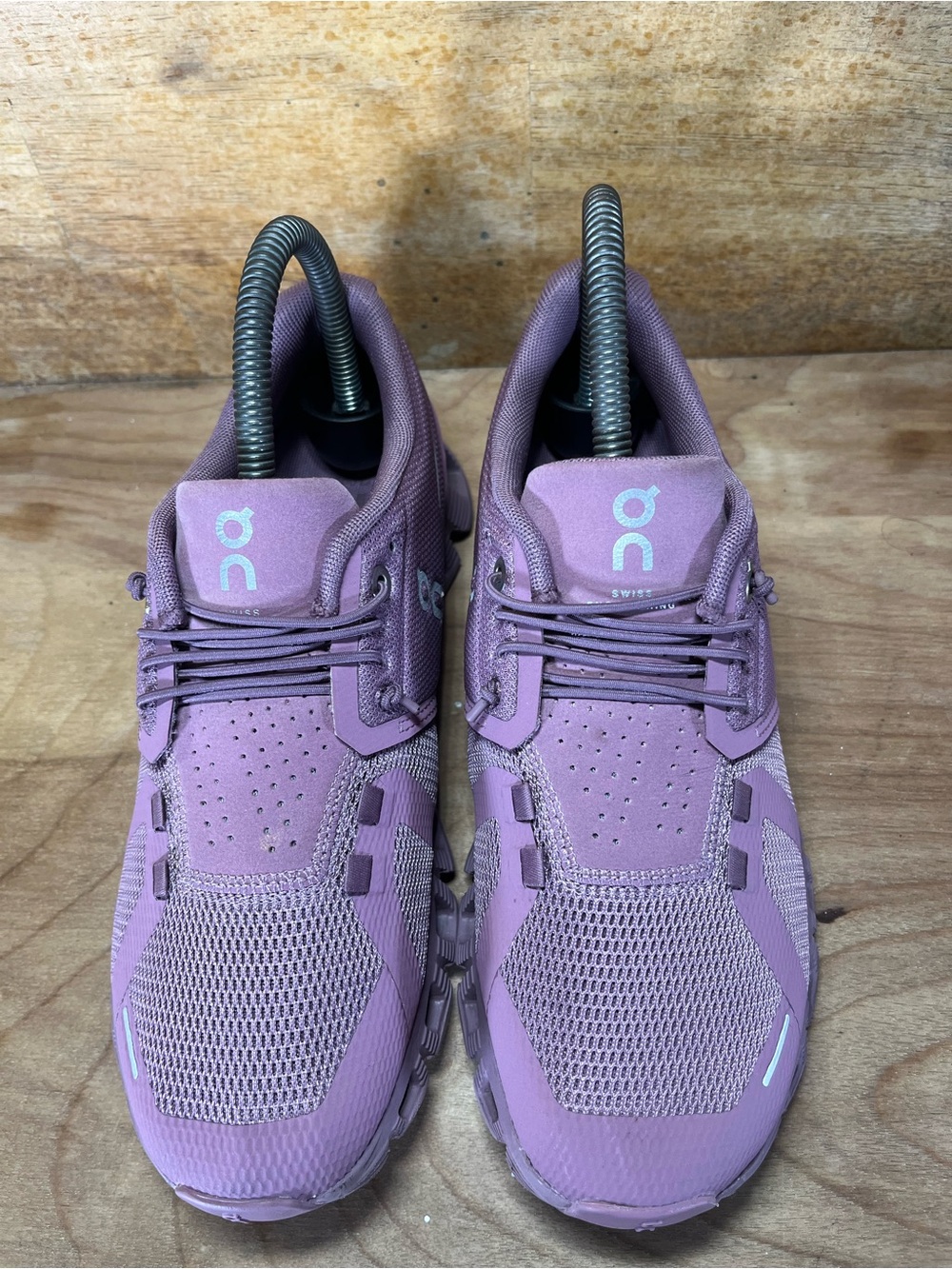 On Cloud 5 LIGHTWEIGHT Womens Size 6 Running Shoes Sneakers Fig Quartz - Picture 4 of 13